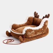 WinterPfote Weihnachtsbett in Schlittenform